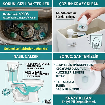 Krazy Klean  Otomatik Klozet Temizleyici